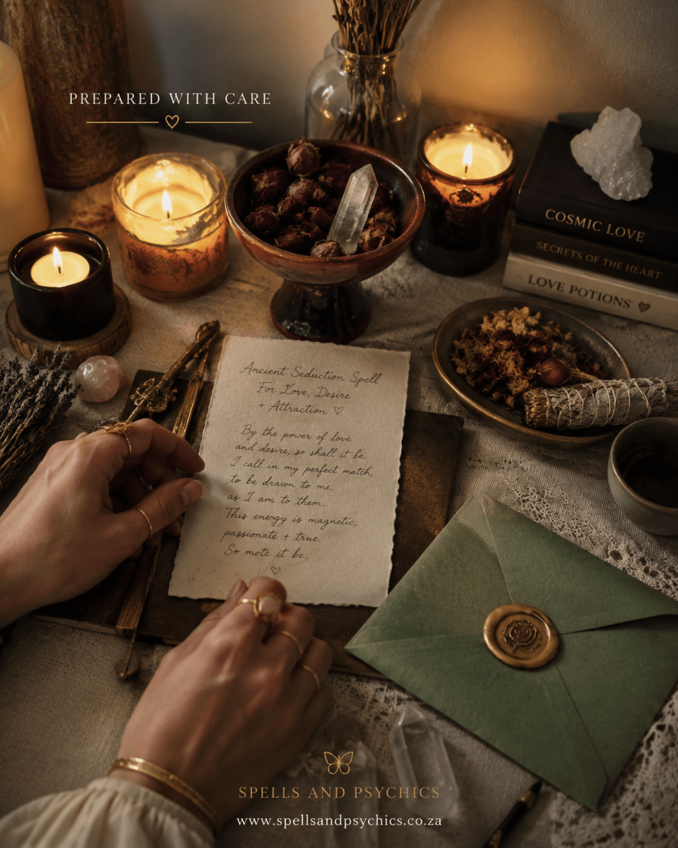 Ancient Seduction Spell for Love, Desire & Attraction - Spells and Psychics