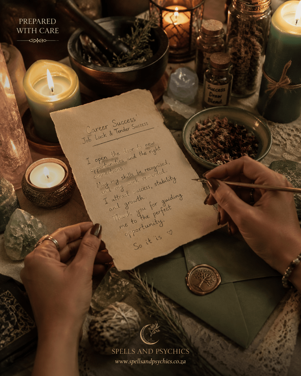 Career Success Job Spell for Job Luck & Tender Success - Spells and Psychics