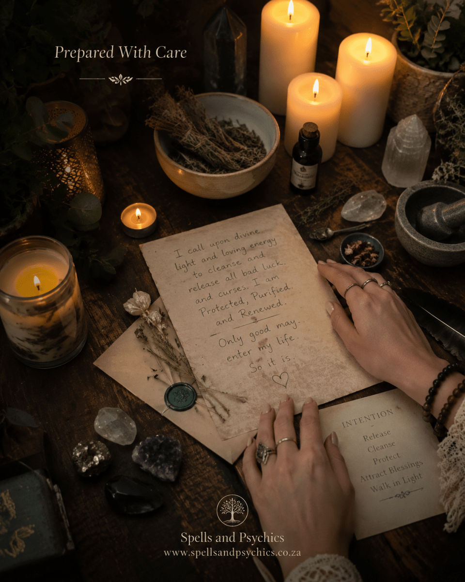 Cleansing Spell to Remove Bad Luck and Curses - Spells and Psychics