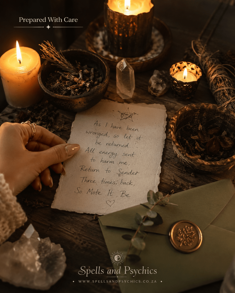 Get Even Curse Spell - Return to Sender Ritual - Spells and Psychics