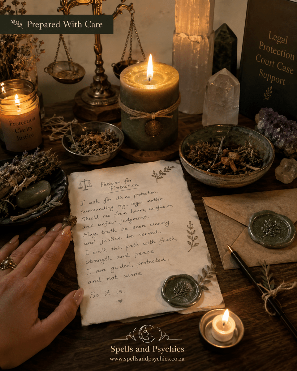 Legal Court Protection Spell for Court Case Support - Spells and Psychics