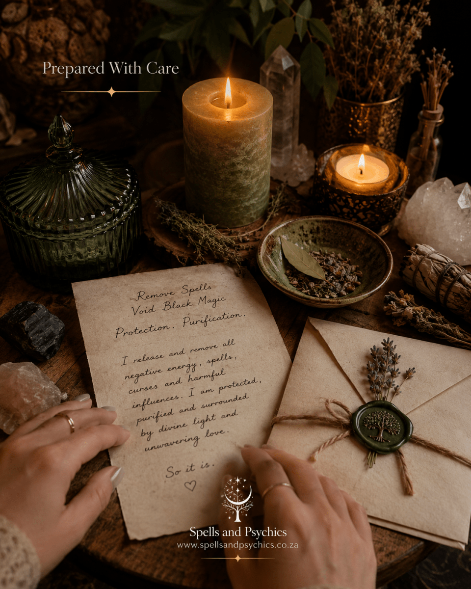 Remove Spells & Void Black Magic Protection Purification - Spells and Psychics