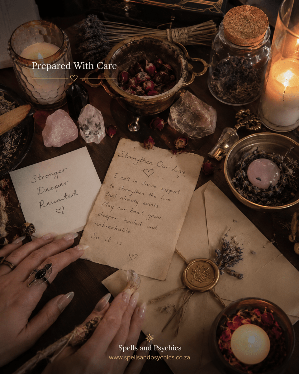 Spell Booster Package to Strengthen Previous Love Spells - Spells and Psychics