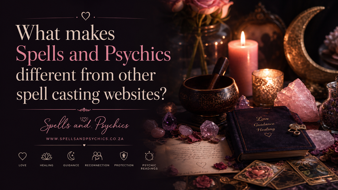 What makes Spells and Psychics different from other spell casting websites?