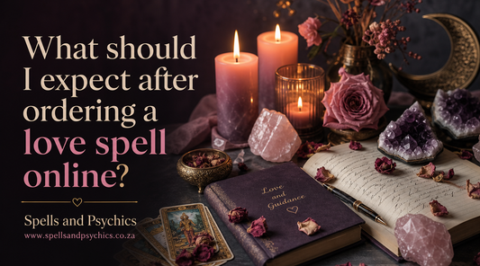 What should I expect after ordering a love spell online?