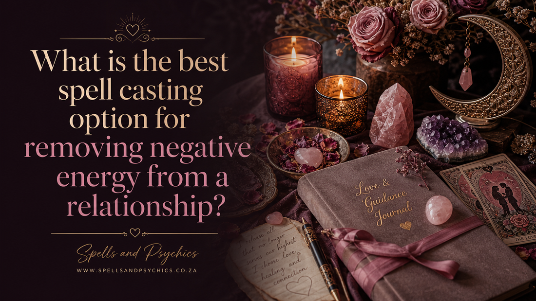 What is the best spell casting option for removing negative energy from a relationship?