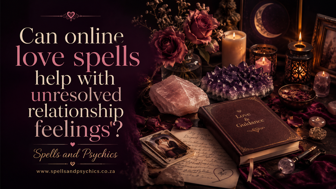 Can online love spells help with unresolved relationship feelings?
