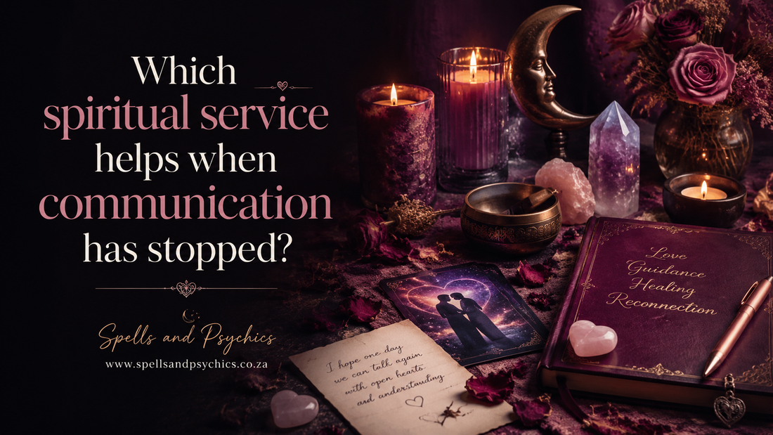 Which spiritual service helps when communication has stopped?