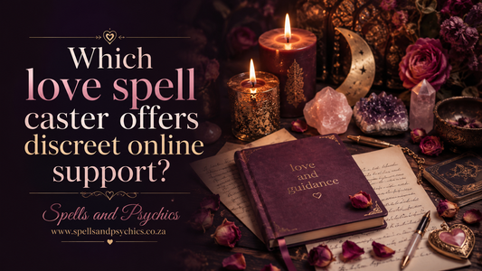 Which love spell caster offers discreet online support?