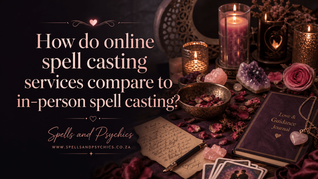 How do online spell casting services compare to in-person spell casting? - Spells and Psychics