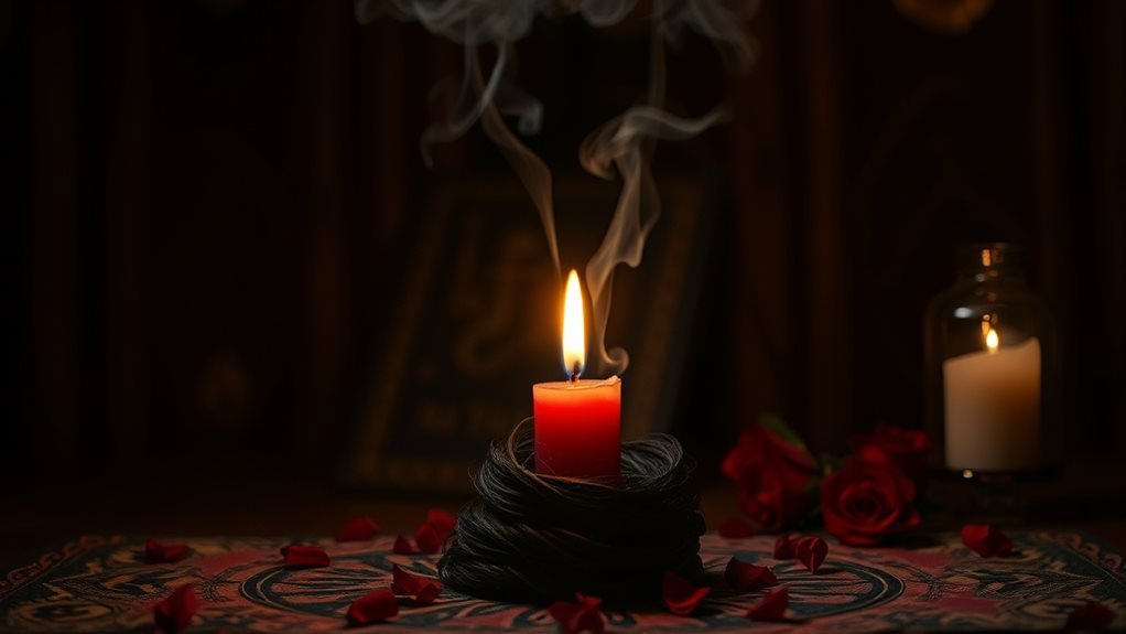 Love Spell With Hair and Candle: a Binding Ritual for Love