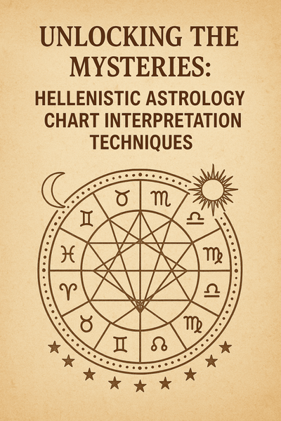 Unlocking the Mysteries: Hellenistic Astrology Chart Interpretation Techniques