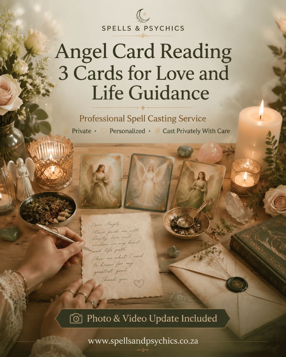 Angel Card Reading 3 Cards for Love and Life Guidance - Spells and Psychics