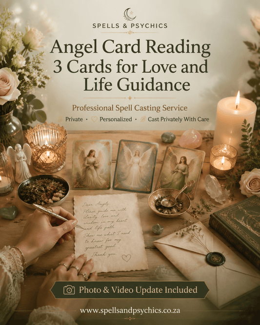 Angel Card Reading 3 Cards for Love and Life Guidance - Spells and Psychics
