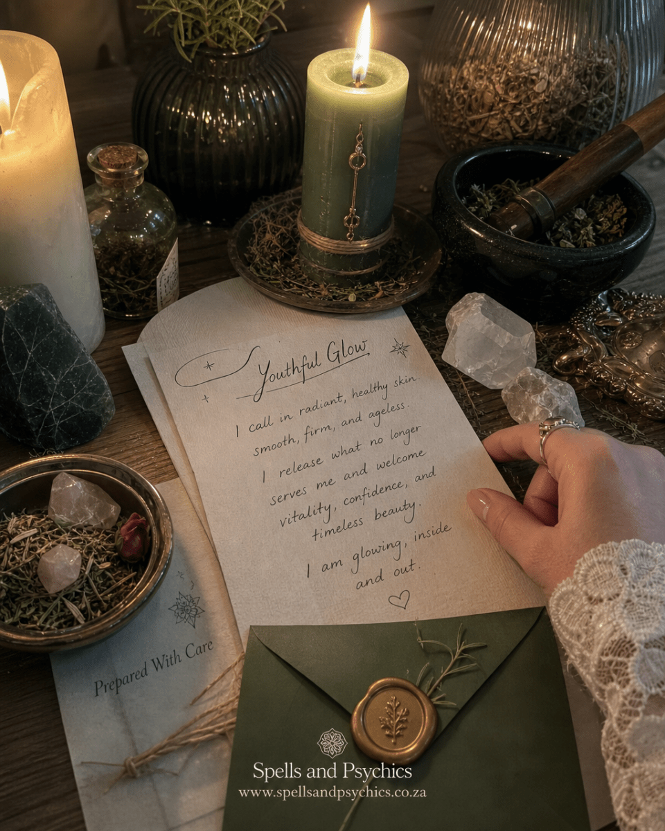 Anti - Aging Skin Restoration Spell for Youthful Glow - Spells and Psychics