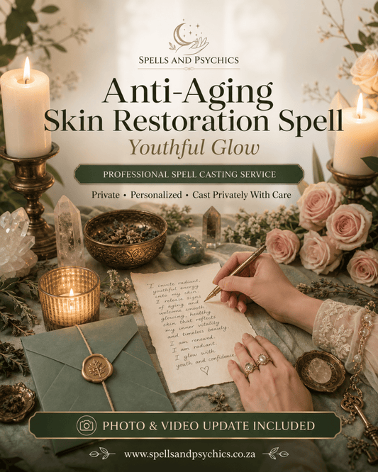 Anti - Aging Skin Restoration Spell for Youthful Glow - Spells and Psychics