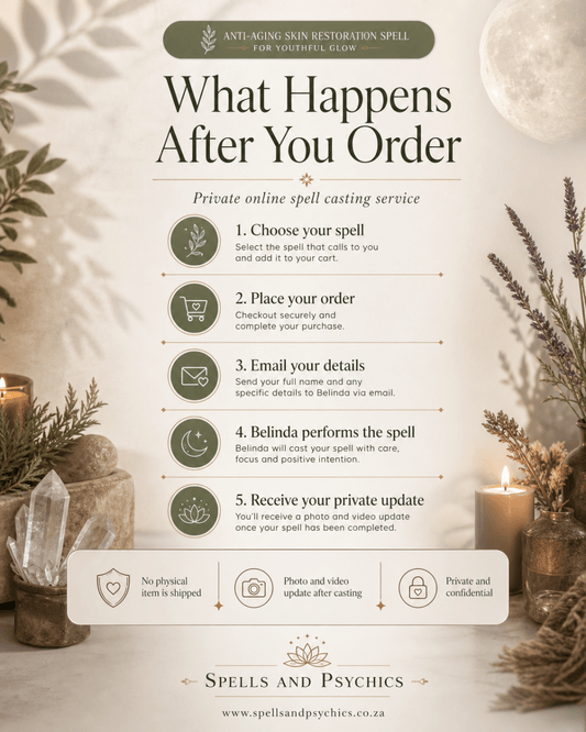 Anti - Aging Skin Restoration Spell for Youthful Glow - Spells and Psychics