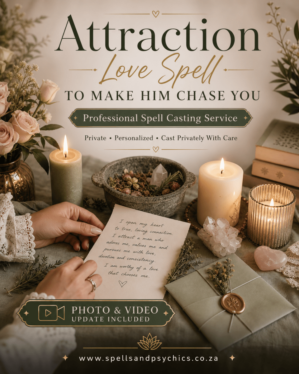 Attraction Love Spell to Make Him Chase You - Spells and Psychics
