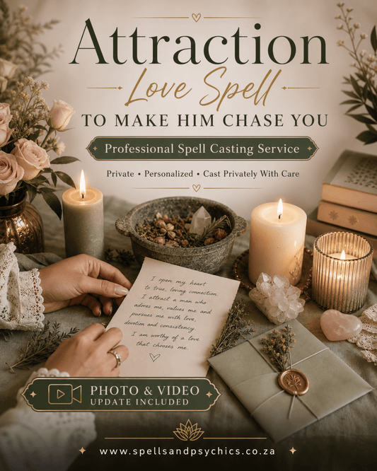 Attraction Love Spell to Make Him Chase You - Spells and Psychics