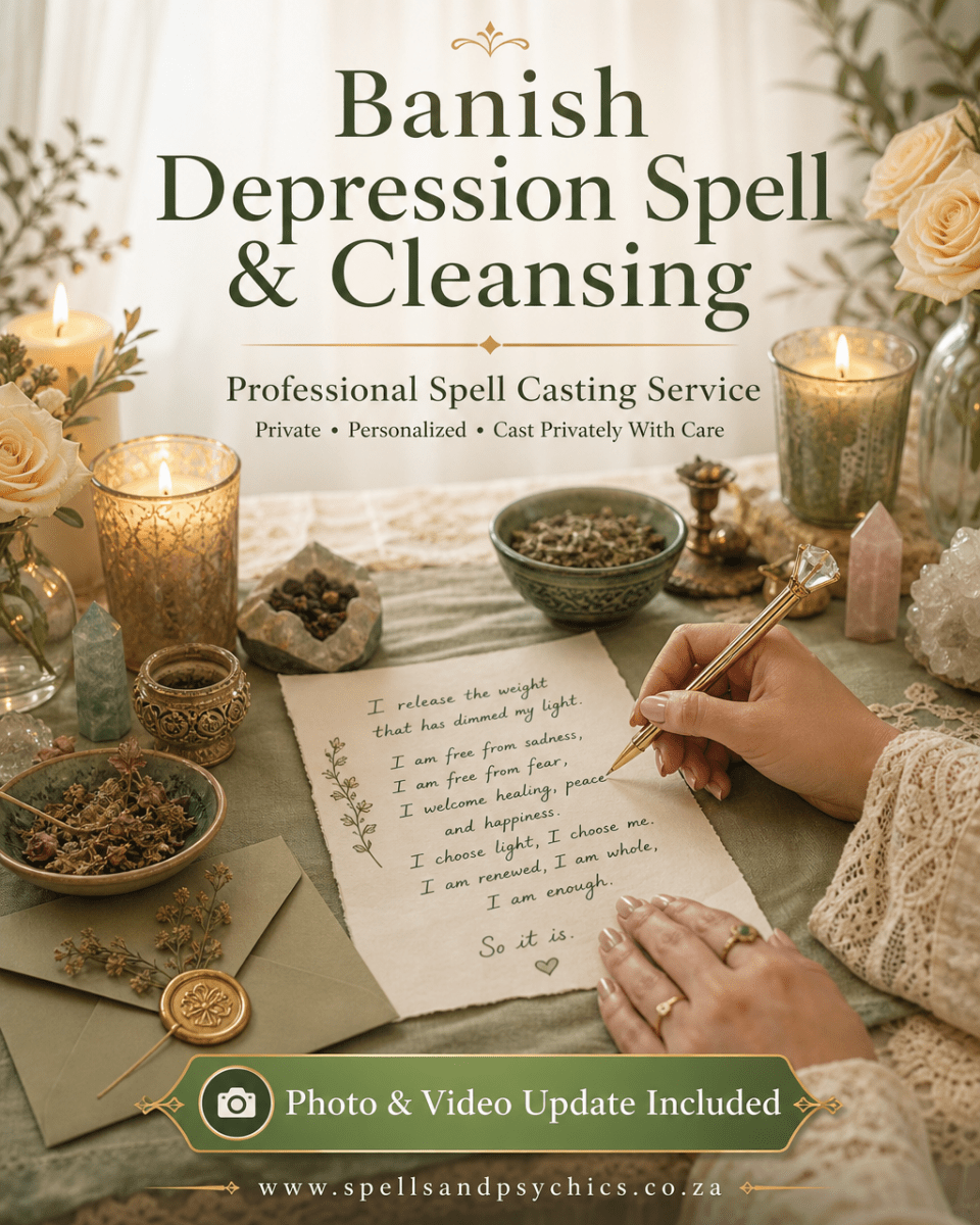 Banish Depression Spell Cast & Spiritual Cleansing - Spells and Psychics