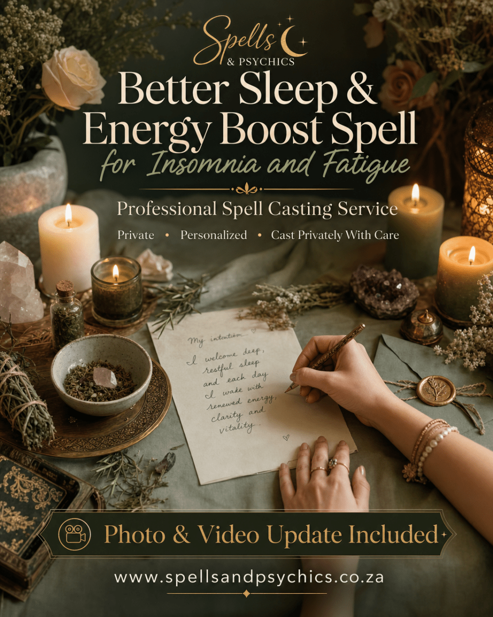 Better Sleep & Energy Boost Spell for Insomnia and Fatigue - Spells and Psychics