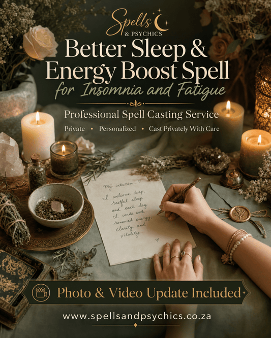 Better Sleep & Energy Boost Spell for Insomnia and Fatigue - Spells and Psychics