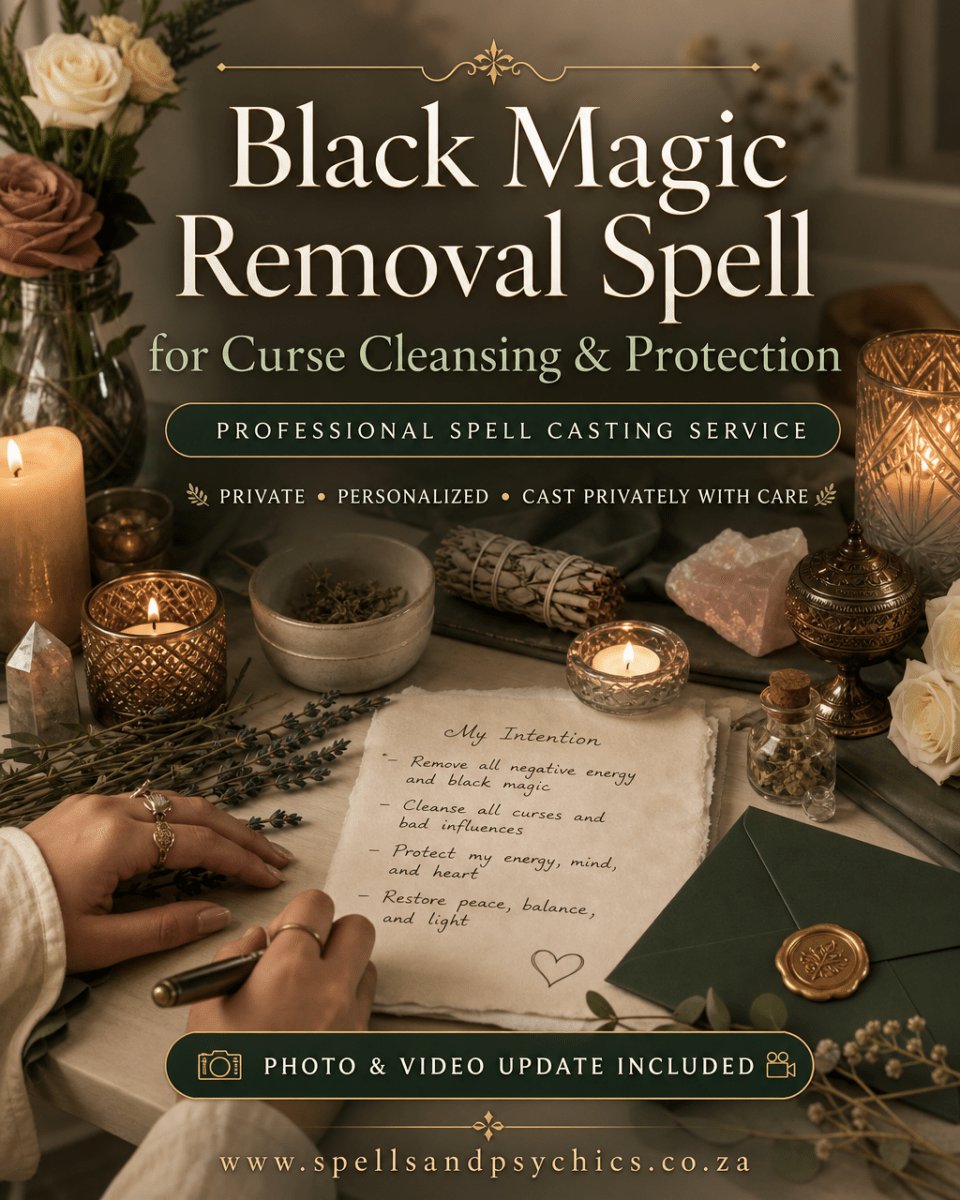 Black Magic Removal Spell for Curse Cleansing & Protection - Spells and Psychics