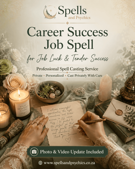 Career Success Job Spell for Job Luck & Tender Success - Spells and Psychics