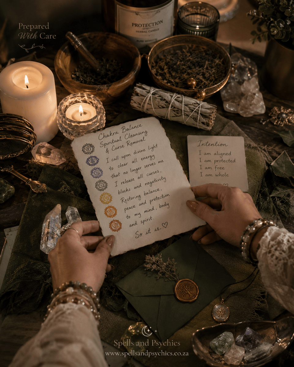 Chakra Balance Spiritual Cleansing & Curse Removal Service - Spells and Psychics