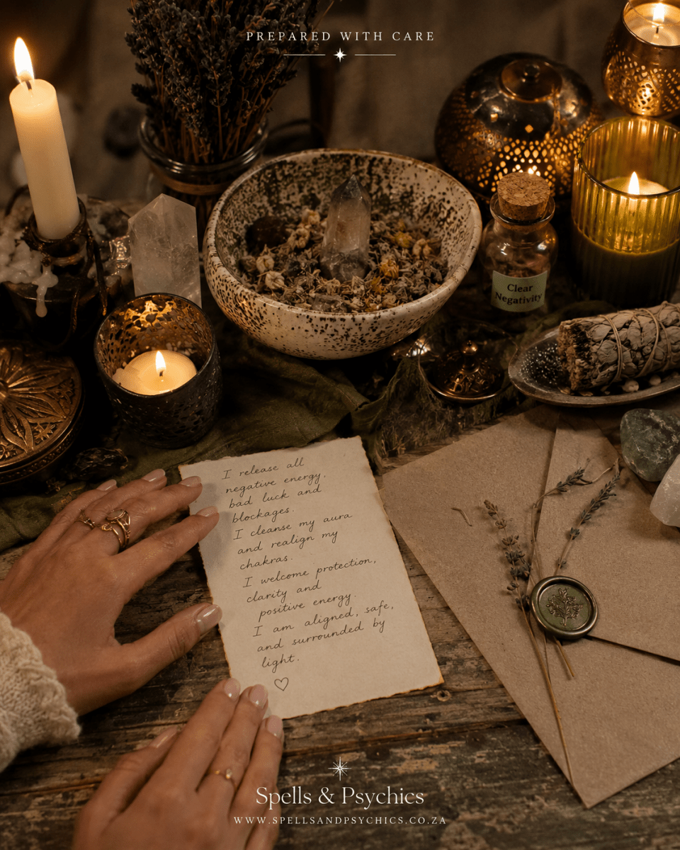 Chakra Balancing Spiritual Cleansing for Bad Luck - Spells and Psychics