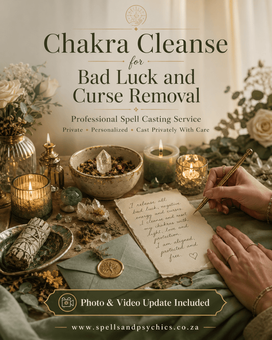 Chakra Cleanse for Bad Luck and Curse Removal - Spells and Psychics
