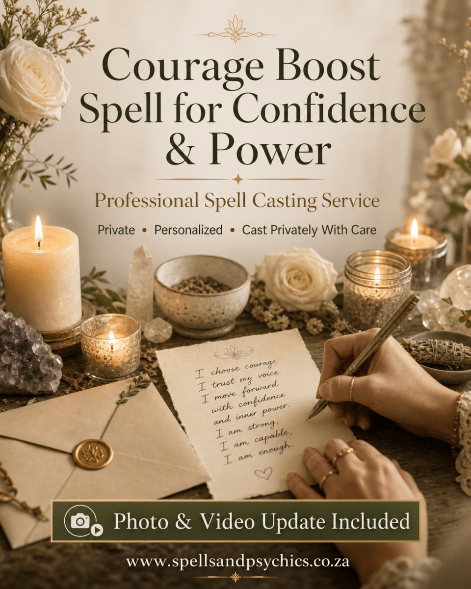 Courage Boost Stand Up Spell for Confidence & Power - Spells and Psychics
