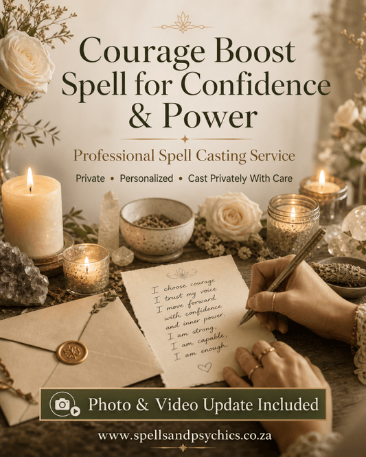 Courage Boost Stand Up Spell for Confidence & Power - Spells and Psychics