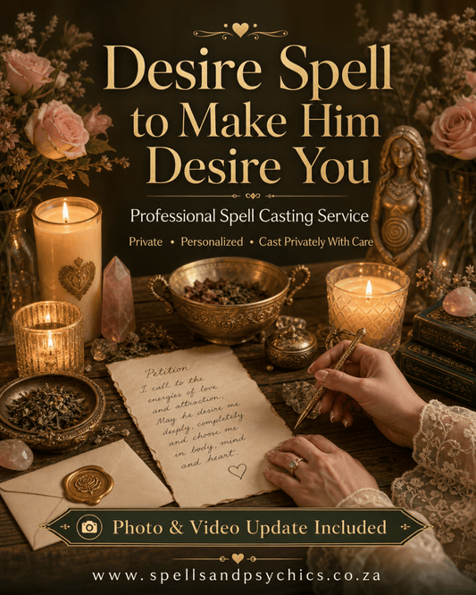 Desire Spell to Make Him Desire You | Attraction Love Spell - Spells and Psychics