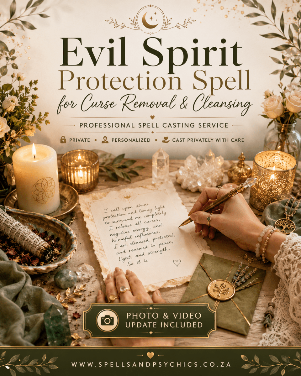 Evil Spirit Protection Spell for Curse Removal & Cleansing - Spells and Psychics