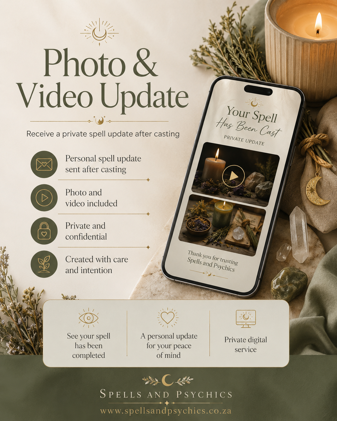 Bring My Love Back to Me Spell | Return Your Ex photo and video ritual update image