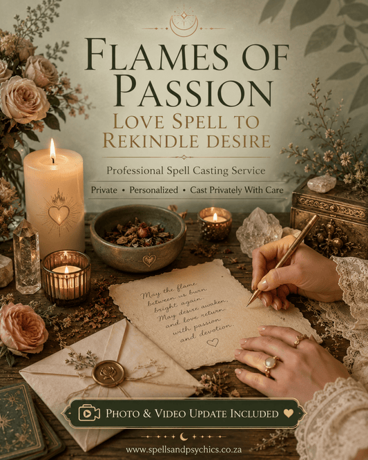 Flames of Passion Love Spell to Rekindle Desire - Spells and Psychics