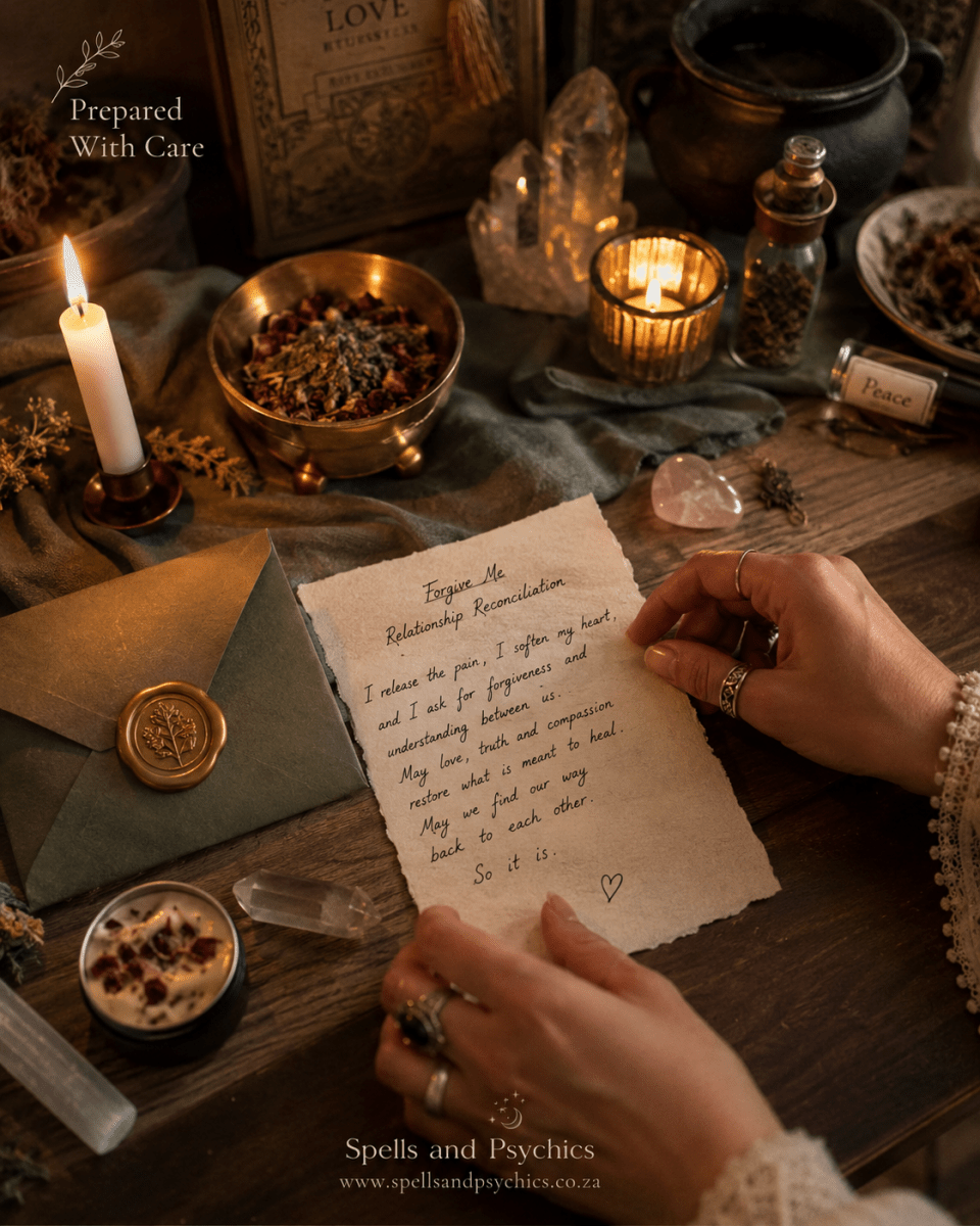 Forgive Me Spell for Relationship Reconciliation - Spells and Psychics