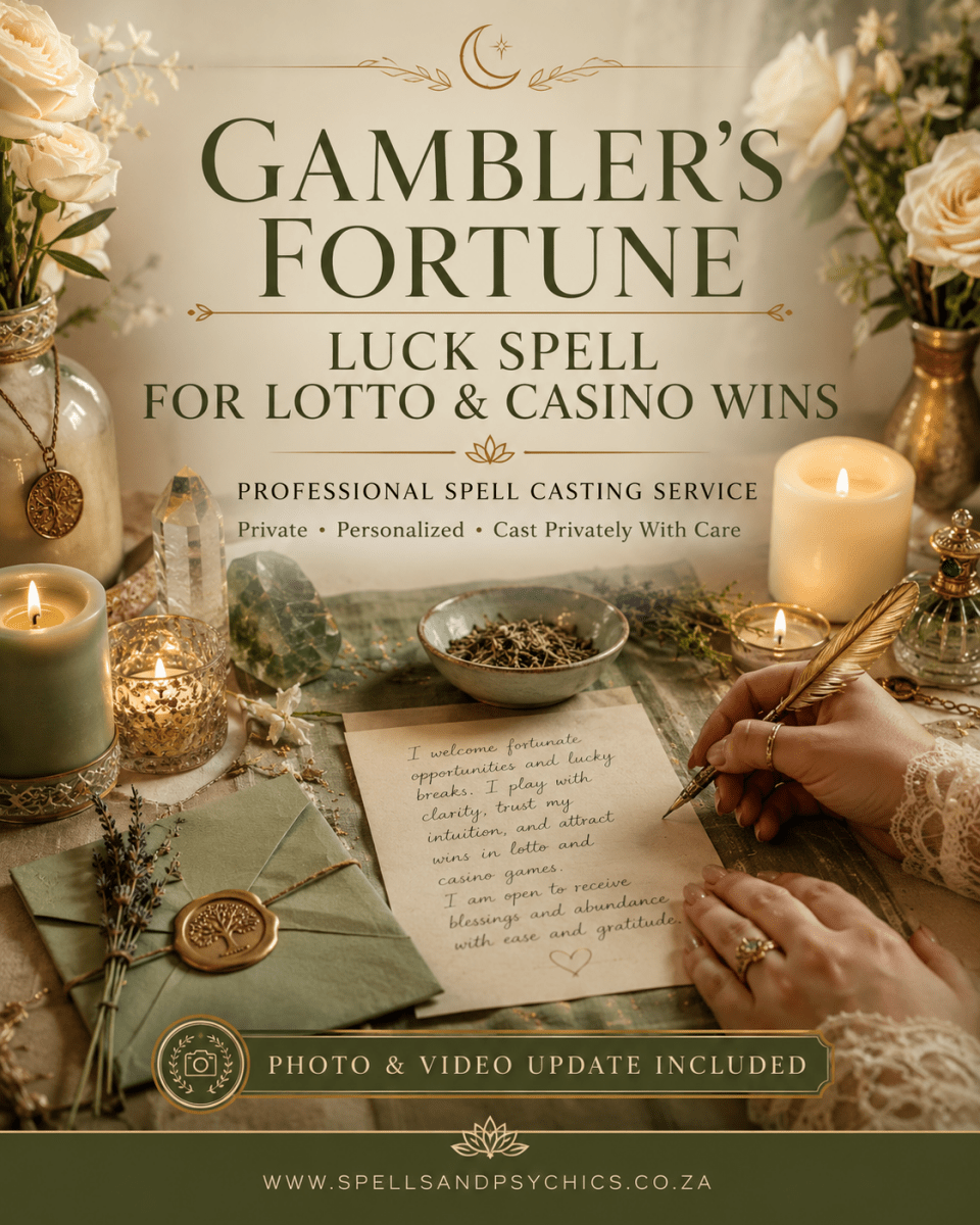 Gambler’s Fortune Luck Spell for Lotto & Casino Wins - Spells and Psychics