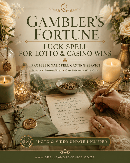 Gambler’s Fortune Luck Spell for Lotto & Casino Wins - Spells and Psychics