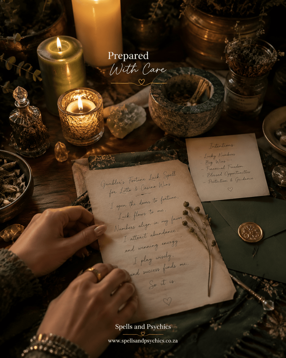 Gambler’s Fortune Luck Spell for Lotto & Casino Wins - Spells and Psychics