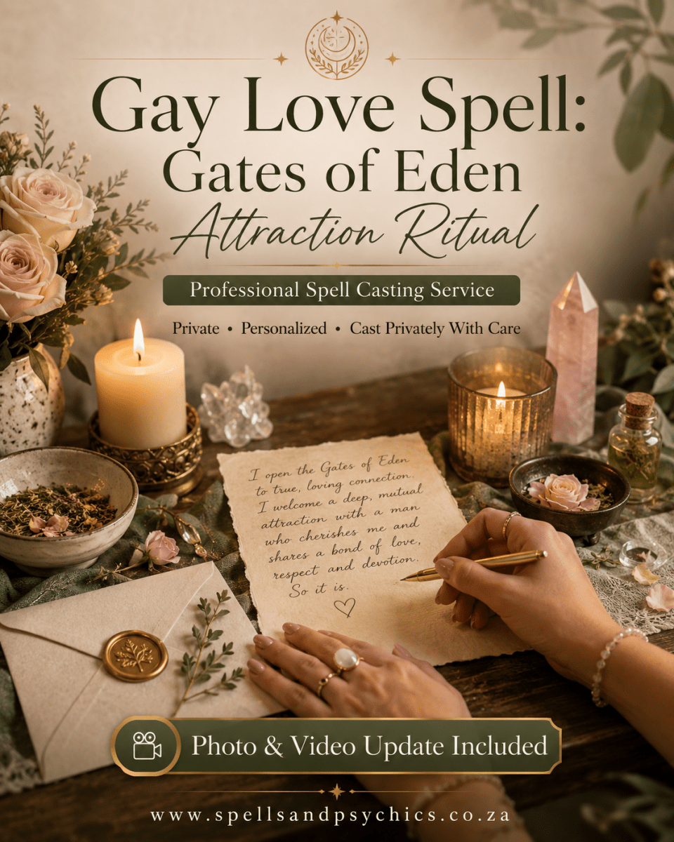 Gay Love Spell: Gates of Eden Attraction Ritual - Spells and Psychics