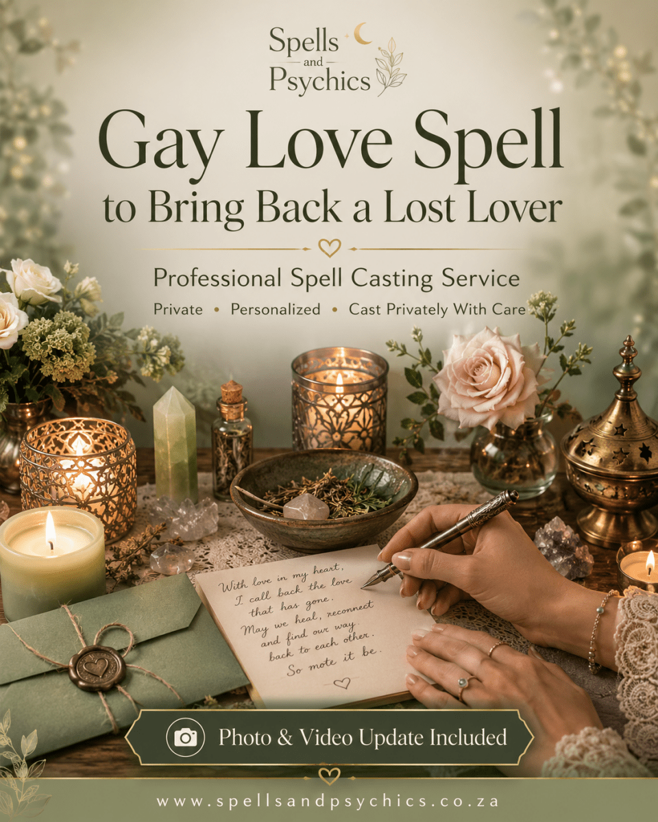 Gay Love Spell to Bring Back a Lost Lover - Spells and Psychics