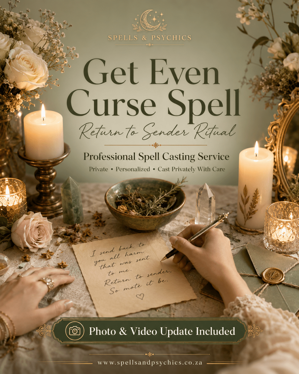 Get Even Curse Spell - Return to Sender Ritual - Spells and Psychics