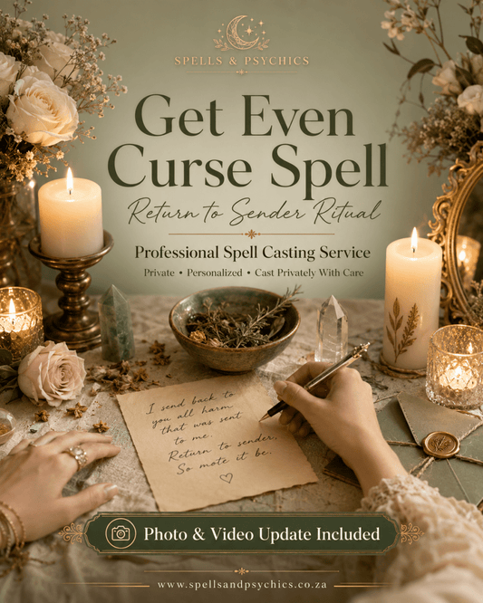 Get Even Curse Spell - Return to Sender Ritual - Spells and Psychics