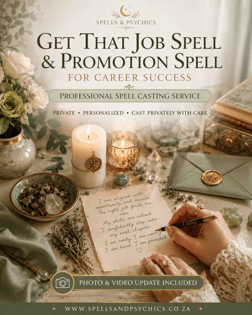 Get That Job Spell & Promotion Spell for Career Success - Spells and Psychics