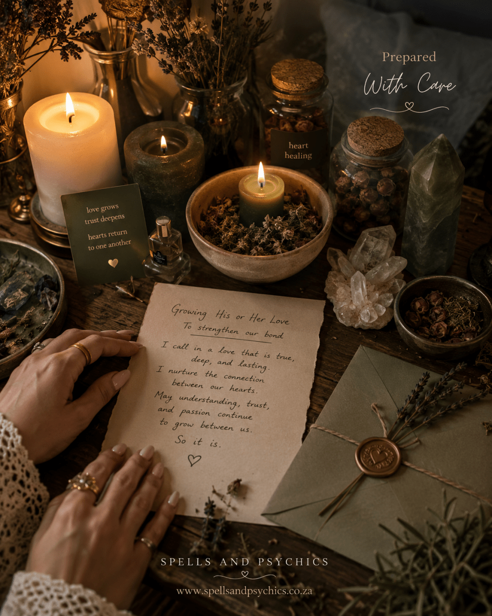 Growing His or Her Love Spell to Strengthen Your Bond - Spells and Psychics