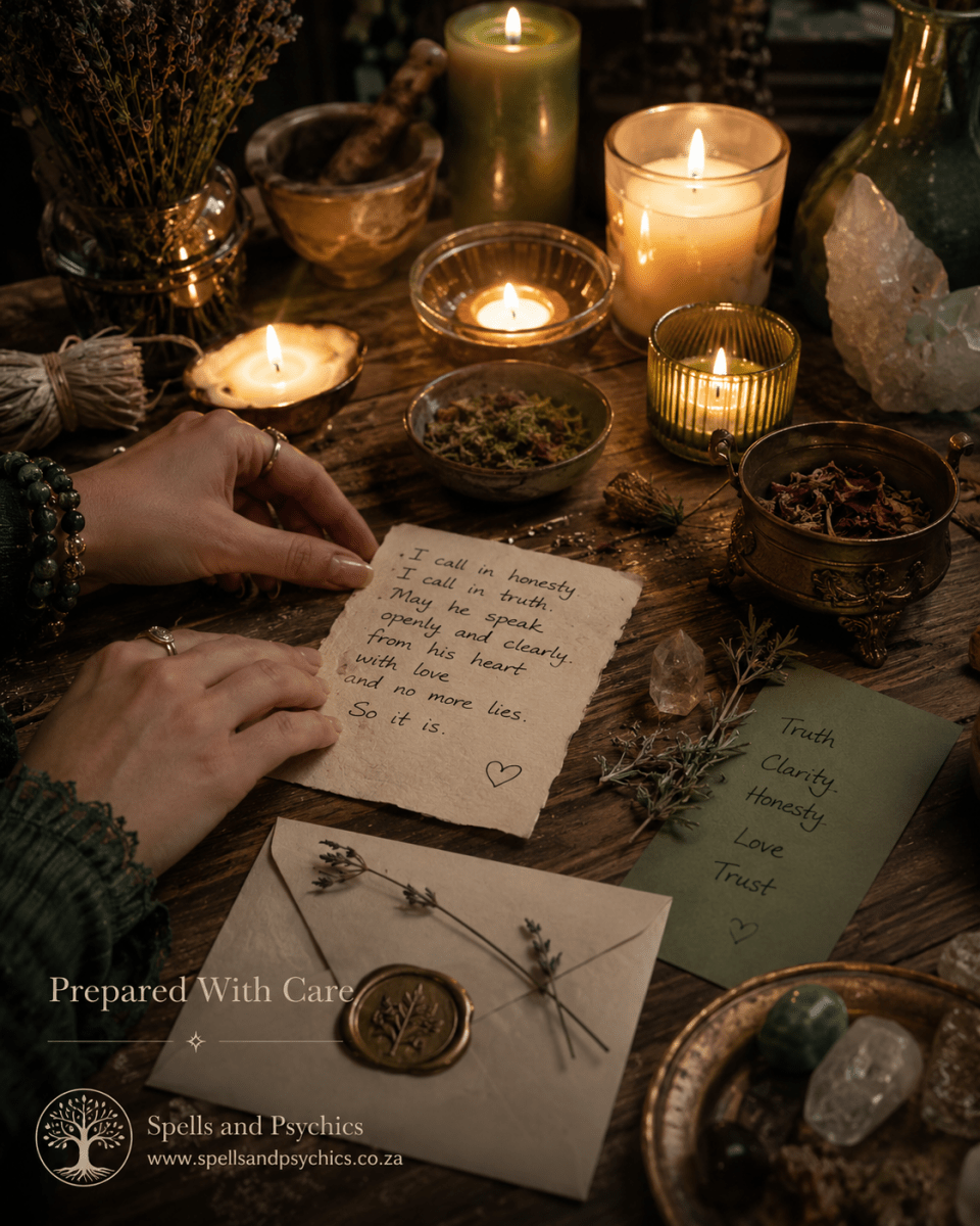 Honesty Spell to Make Him Tell the Truth - Spells and Psychics