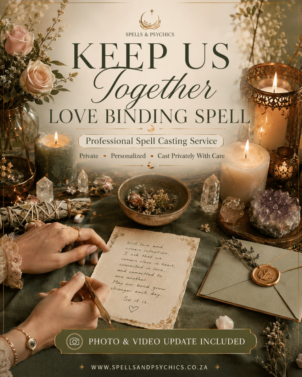 Keep Us Together Love Binding Spell - Spells and Psychics