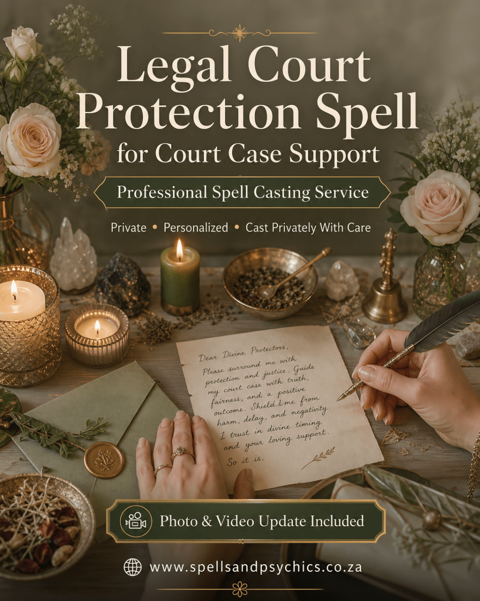 Legal Court Protection Spell for Court Case Support - Spells and Psychics